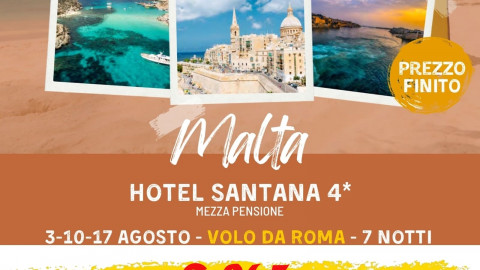 2024 malta hotel santana 4* 3/10/17 agosto IN3