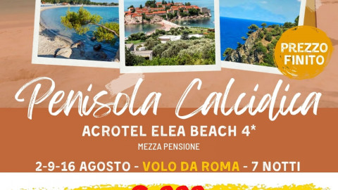2024 penisola calcidica acrotel 2 - 9 - 16 agosto IN3