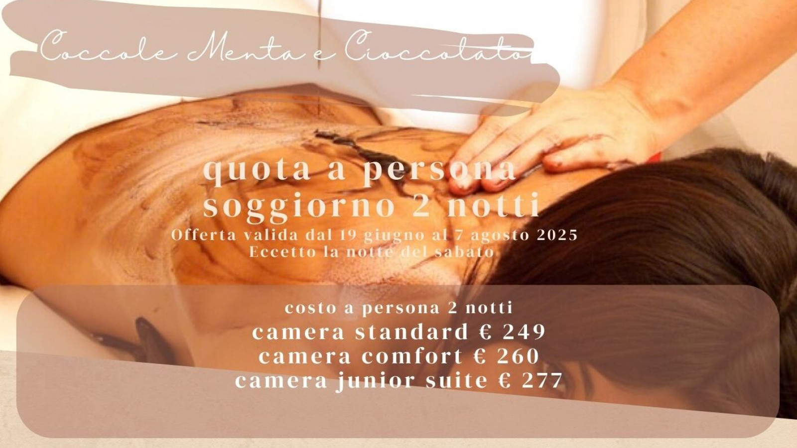 2025 hotel 2 mari coccole menta cioccolato 2 notti IN3