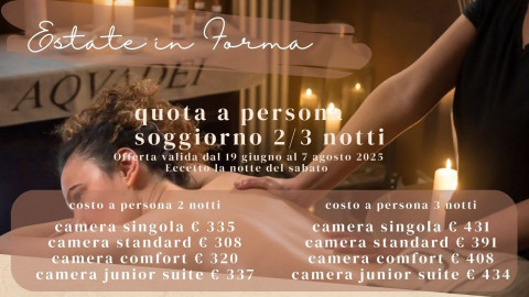 2025 hotel 2 mari estate in forma 2 3 notti IN3